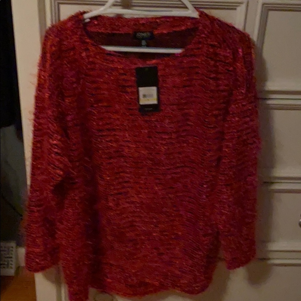 Jones New York Eyelash Sweater